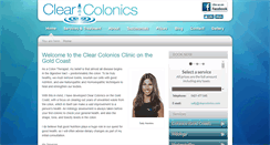Desktop Screenshot of clearcolonics.com